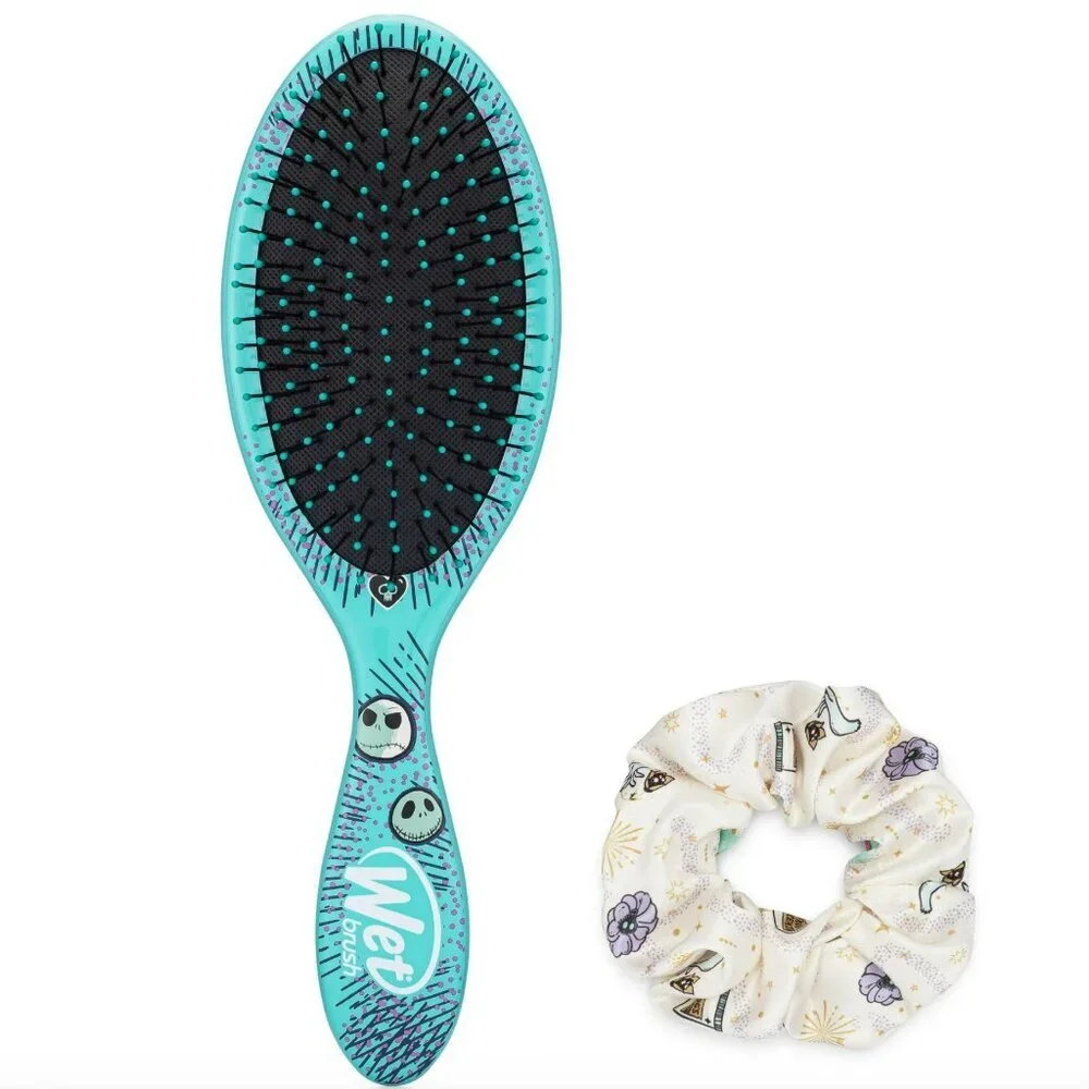 Wet Brush x Disney Jack Skellington Brush w/ Scrunchie NIB